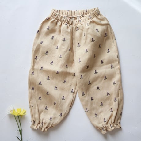 Lavender Bloom Gardener Pants / organic zoo