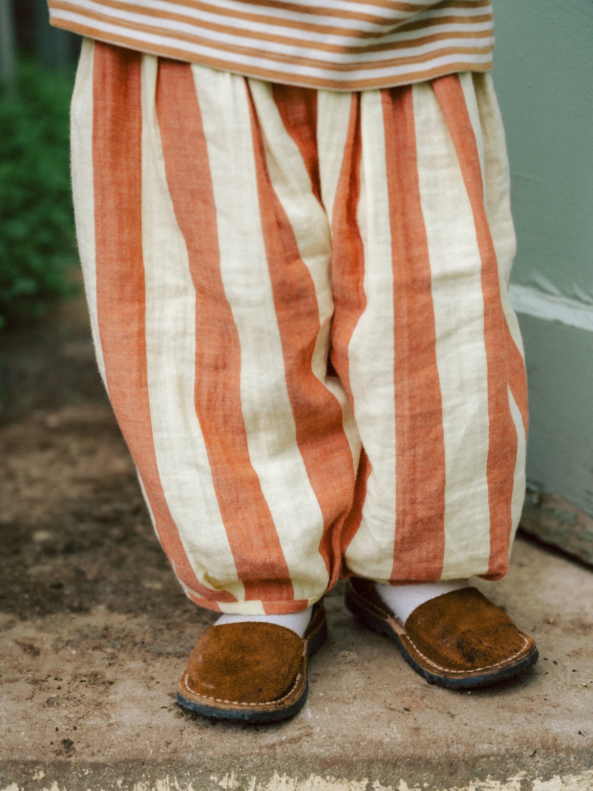 Tomato Stripes Resort Pants / organic zoo | ner