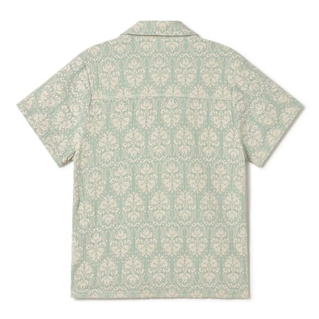 GREEN VINTAGE WALLPAPER SHIRT / COCO AU LAIT