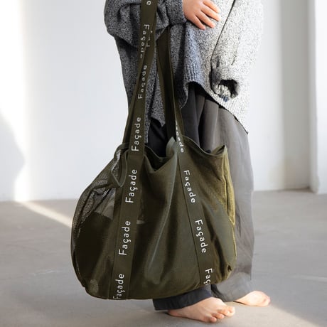 Tote Bag -Moss green- / Façade