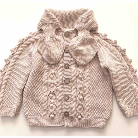 【毛糸】100% Organic Cotton Yarn - POWDER PINK / babytoly