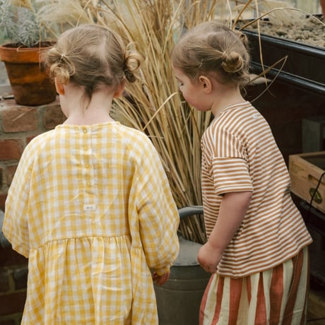 Tomato Stripes Resort Pants / organic zoo