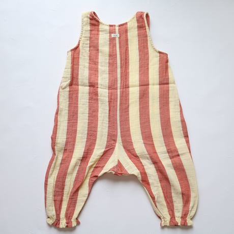 Tomato Stripes Jumpsuit / organic zoo