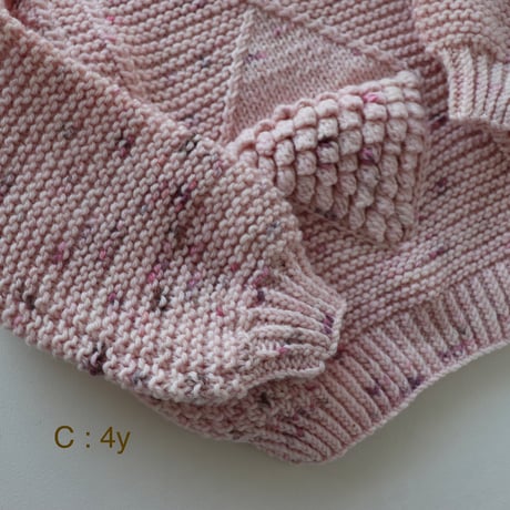 ✴︎nermie限定  《ニット》 Diamond Alan Sweater  【STRAWBERRY COOKIE  - nermie original color -】 /FLUFF WEAR