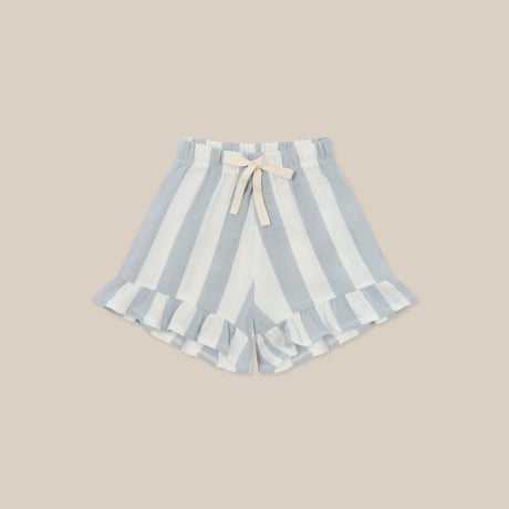 【ラスト１点】Sardine Stripes Frill Shorts / organic zoo