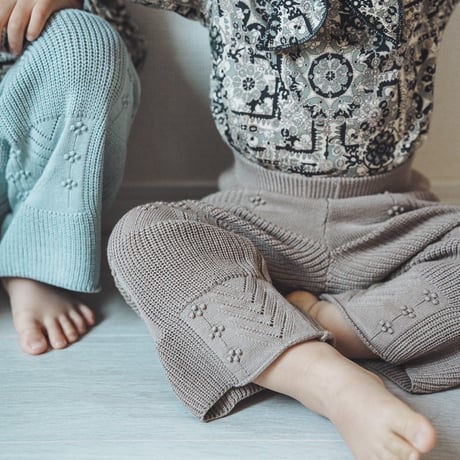 《High west ver. 》nermie pointail knit pant - Beige - / nermie