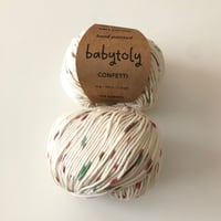 【毛糸】100% Peruvian Pima Cotton Yarn - Tea garden  (confetti) / babytoly
