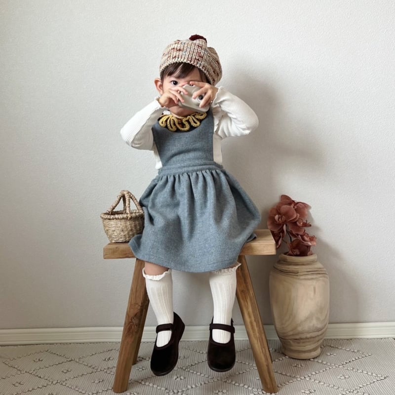 ラスト1点】Liana Pinafore - Chalk- / kalinka | nerm