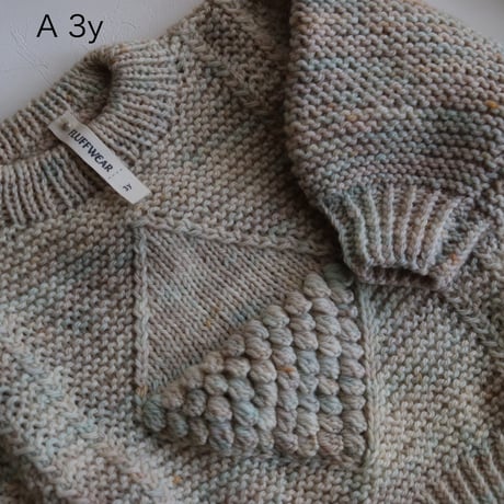 再入荷！nermie限定★Diamond Alan Sweater【nermie color】 /FLUFF WEAR