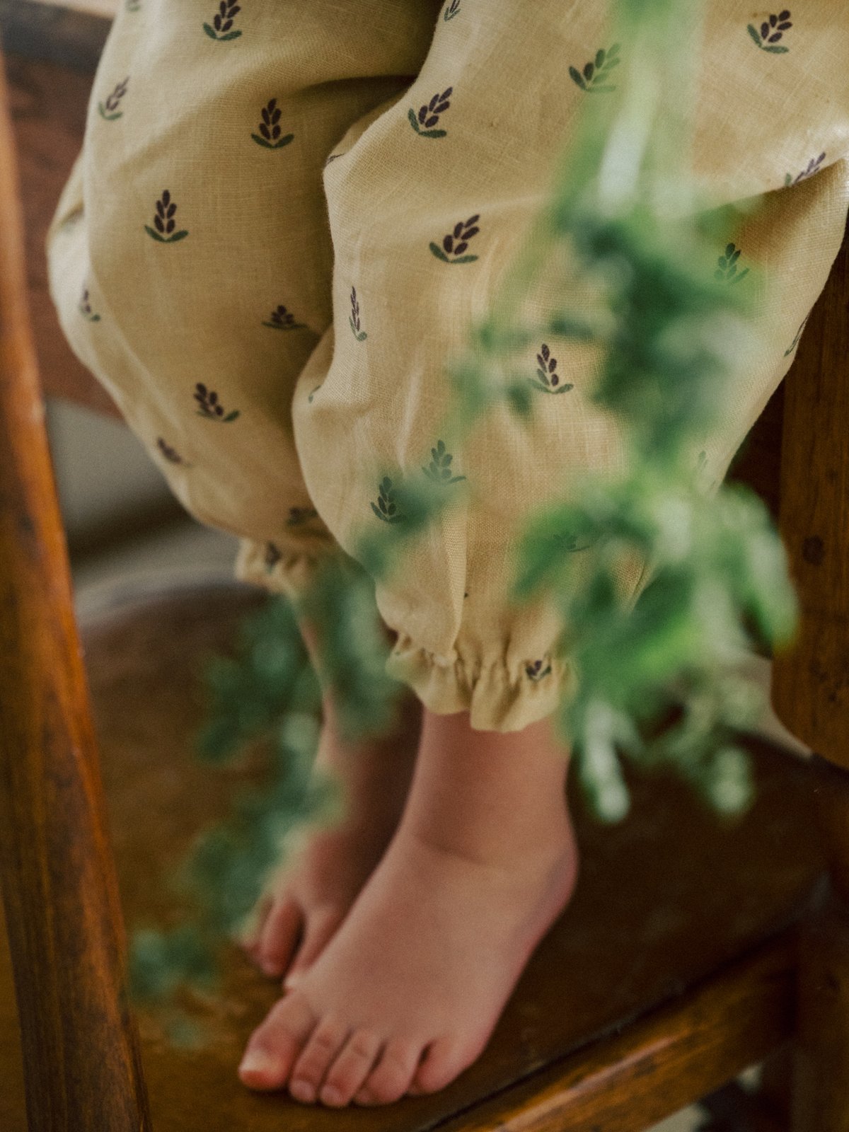 Lavender Bloom Gardener Pants / organic zoo | n