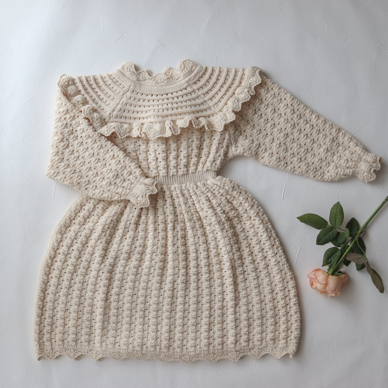 【新品未使用】Bebe organic Lena Dress ワンピース4y Bebe Organic】LENA DRESS | lana