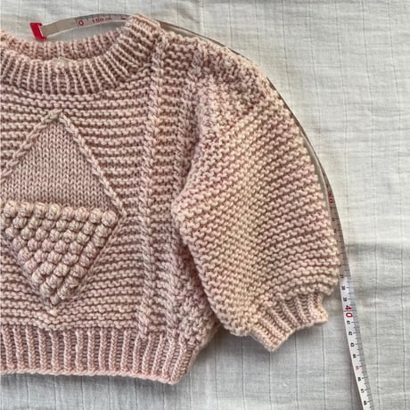 ✴︎nermie限定★マーブル編み 《ニット》 Diamond Alan Sweater  【STRAWBERRY COOKIE  - nermie original color -】