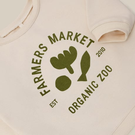 Market Logo Sweatshirt / organic zoo