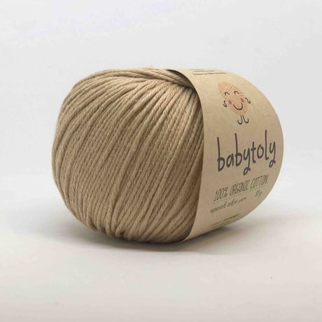 【毛糸】100% Organic Cotton Yarn - HONEY / babytoly