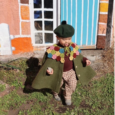 Evelyn Poncho - Emerald - / kalinka