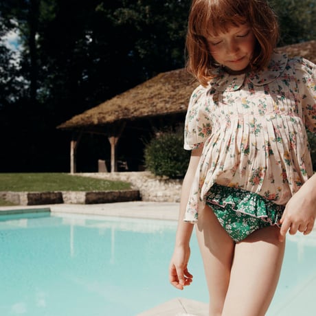 【ラスト１点】BLOUSE SMOCKEE / Emile et Ida