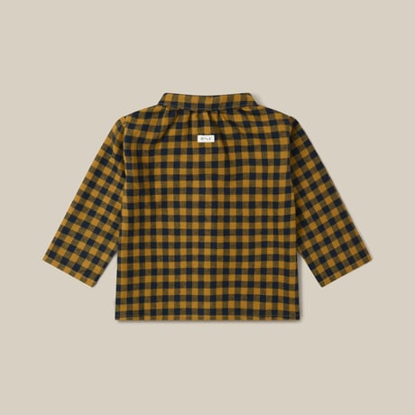 Blueberry Gingham Shirt / organic zoo