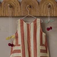 Tomato Stripes Jumpsuit / organic zoo