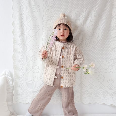 《High west ver. 》nermie pointail knit pant - Beige - / nermie
