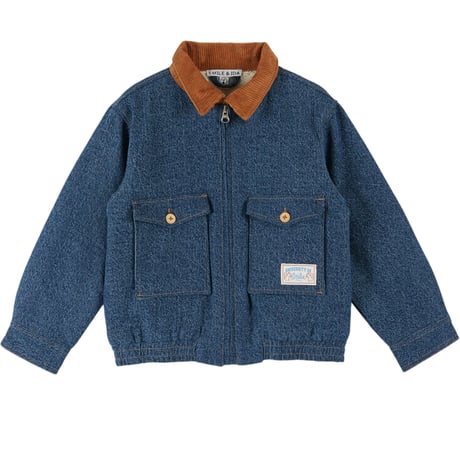 Denim fleece-lined jacket / Emile et Ida