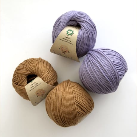 【毛糸】100% Organic Cotton Yarn - Bisucuit / babytoly