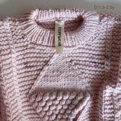 ✴︎nermie限定  《ニット》 Diamond Alan Sweater  【STRAWBERRY COOKIE  - nermie original color -】 /FLUFF WEAR