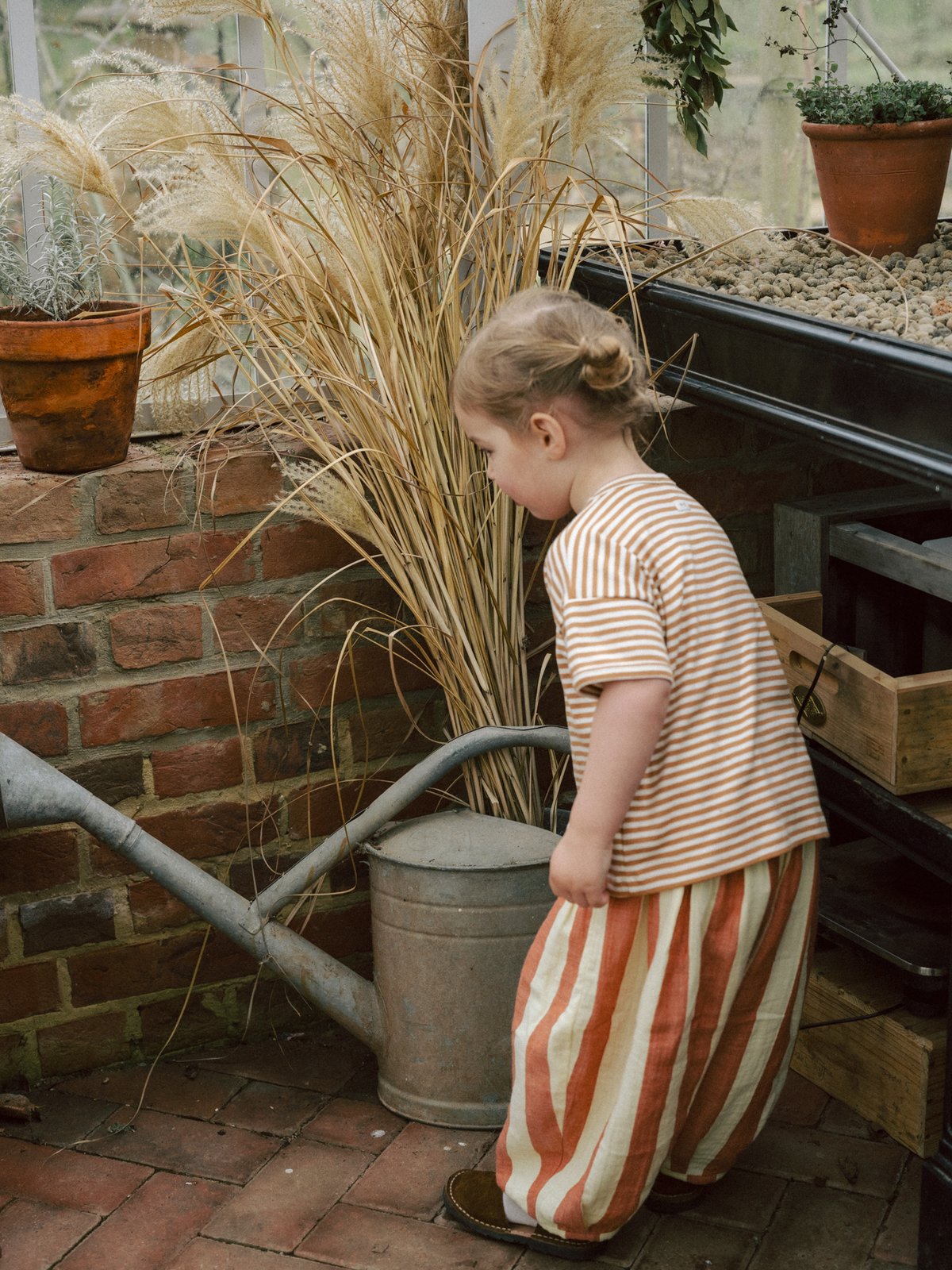 Tomato Stripes Resort Pants / organic zoo | ner