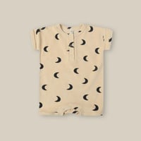 Pebble Midnight Terry  Beach Romper / organic zoo