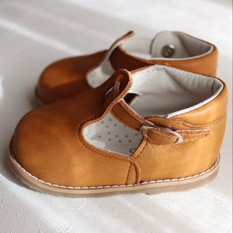 【ラスト１点】T-Strap Shoes 【Camel】/ PEEP