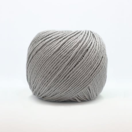 【毛糸】100% Organic Cotton Yarn - SILVER / babytoly