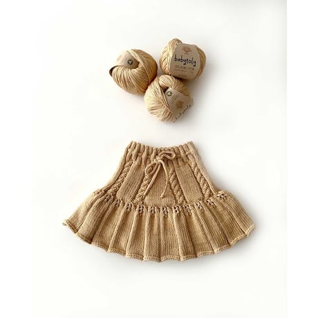 【毛糸】100% Organic Cotton Yarn - Corn / babytoly
