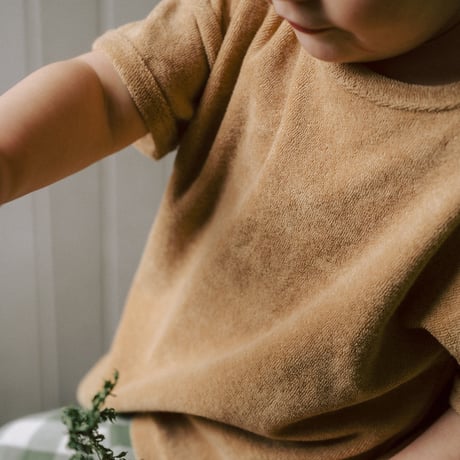 Wheat Terry Boxy T-Shirt / organic zoo