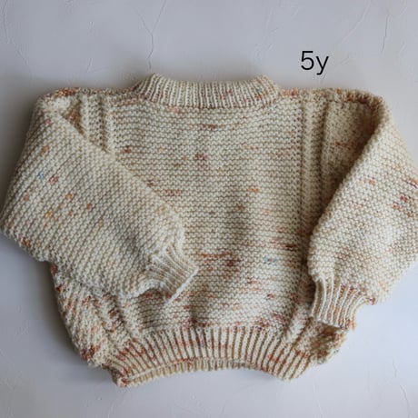 Diamond Alan Sweater【Toffee Confetti】 /FLUFF WEAR
