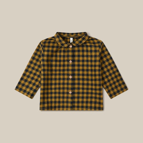 Blueberry Gingham Shirt / organic zoo