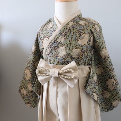 【納期:1〜2週間で発送】袴は4色から選べます ❤︎ Hand made オリジナル袴 "Pimpernel" / pieni kukka
