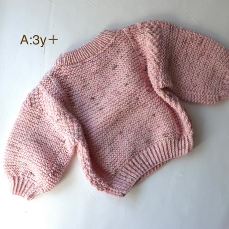 ✴︎nermie限定  《ニット》 Diamond Alan Sweater  【STRAWBERRY COOKIE  - nermie original color -】 /FLUFF WEAR