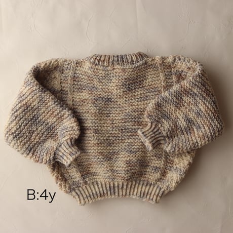 nermie限定★Diamond Alan Sweater【Birch】 /FLUFF WEAR