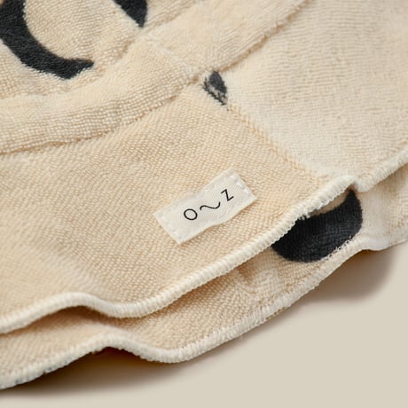 Pebble Midnight Terry Sun Hat / organic zoo