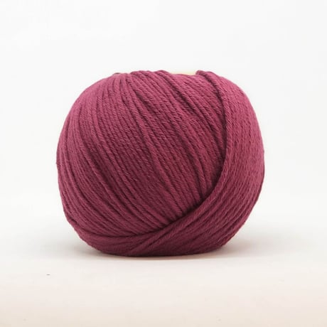 【毛糸】100% Organic Cotton Yarn - MULBERRY / babytoly