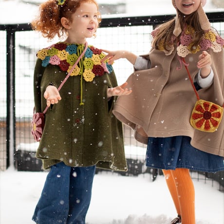 Evelyn Poncho - Emerald - / kalinka