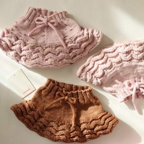 CELESTE SKIRT  【ROSE BROWN】 /FLUFF WEAR