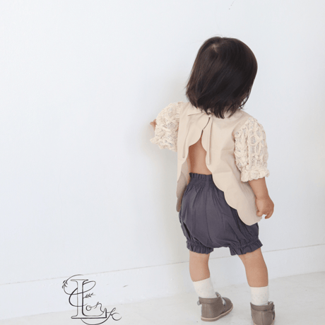 ☑️" ÉTOILE " set up Blouse (Beige) / llonk.