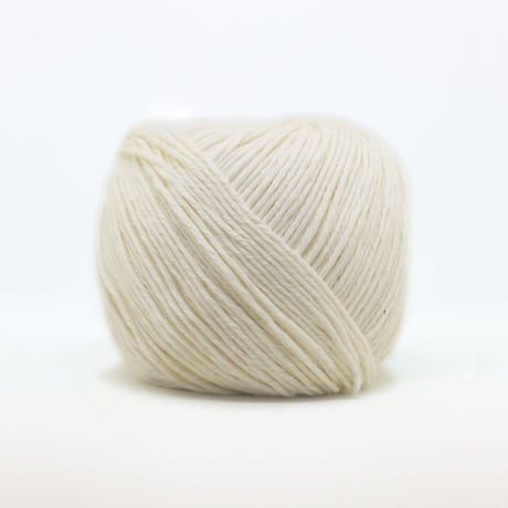 【毛糸】100% Organic Cotton Yarn - SNOW / babytoly