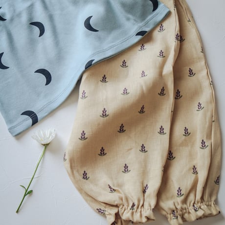 Lavender Bloom Gardener Pants / organic zoo