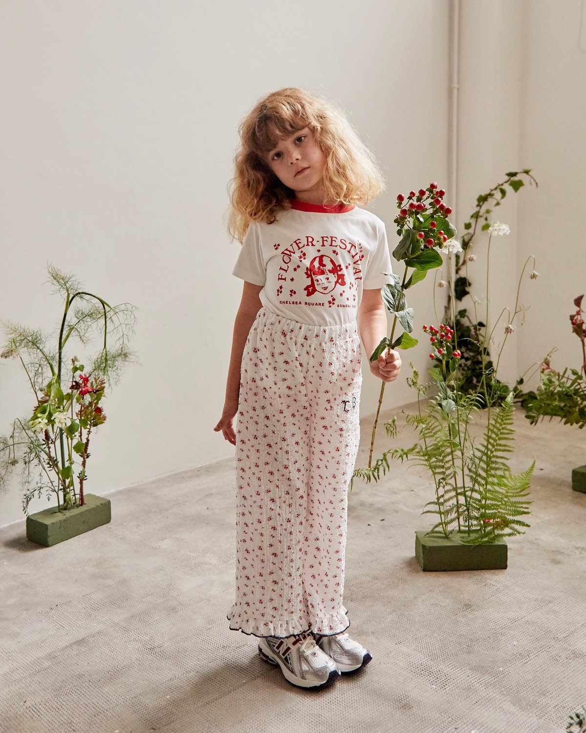 ラスト1点】Little Flower Pant / TOM & BOY | nermie
