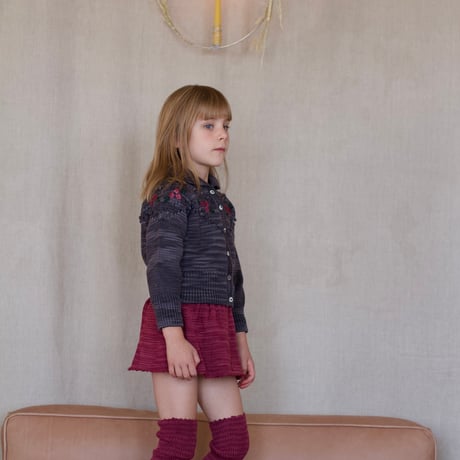 floral embroidered cardigan/ iver and isla