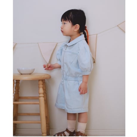 💎【ラスト1点】 Loretta Jumpsuit Denim Blue /  C'era una volta