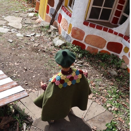Evelyn Poncho - Emerald - / kalinka