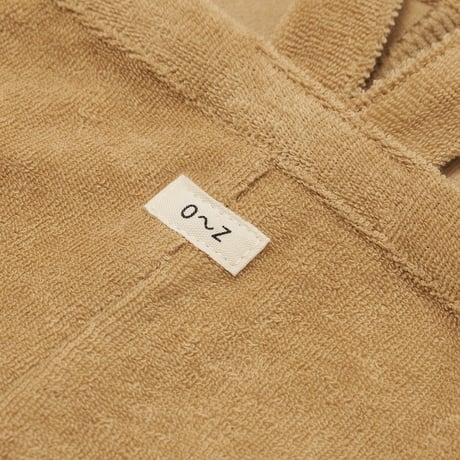 Wheat Terry Cropped Dungarees / organic zoo