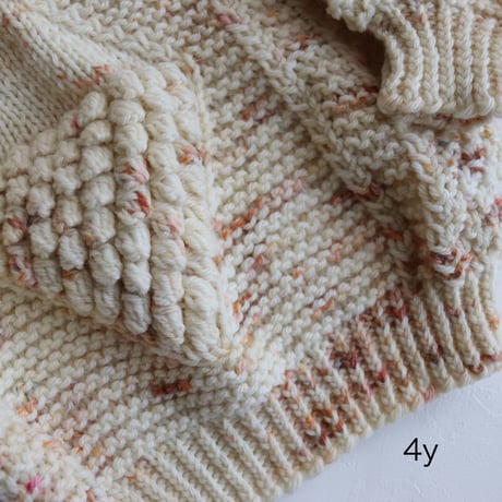 Diamond Alan Sweater【Toffee Confetti】 /FLUFF WEAR